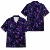 Personalized Halloween Night Hawaiian Shirt, Spooky Moon And Bats Aloha Shirt, Custom Name Festival Party Shirt For Men And Women - Style 2