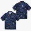 Personalized Halloween Night Hawaiian Shirt, Spooky Moon And Bats Aloha Shirt, Custom Name Festival Party Shirt For Men And Women - Style 6