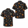 Personalized Halloween Pumpkin Hawaiian Shirt, Spooky Jack-O-Lantern Aloha Shirt, Custom Name Festival Party Shirt For Men And Women - Style 6