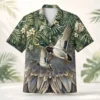 Personalized Mallard Duck Hunting Hawaiian Shirt For Men, Short Sleeve Tropical Nature Print, Custom Name Summer Button Down - Style 1