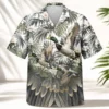 Personalized Mallard Duck Hunting Hawaiian Shirt For Men, Short Sleeve Tropical Nature Print, Custom Name Summer Button Down - Style 3