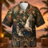 Personalized Mallard Duck Hunting Hawaiian Shirt For Men, Short Sleeve Tropical Nature Print, Custom Name Summer Button Down - Style 4