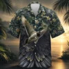 Personalized Mallard Duck Hunting Hawaiian Shirt For Men, Short Sleeve Tropical Nature Print, Custom Name Summer Button Down - Style 8