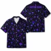Personalized Mushroom Galaxy Space Hawaiian Shirt For Men And Women, Short Sleeve Celestial Forest Magical, Custom Name Summer Button Down - Style 2