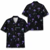 Personalized Mushroom Galaxy Space Hawaiian Shirt For Men And Women, Short Sleeve Celestial Forest Magical, Custom Name Summer Button Down - Style 6