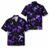Personalized Mushroom Galaxy Space Hawaiian Shirt For Men And Women, Short Sleeve Celestial Forest Magical, Custom Name Summer Button Down - Style 7