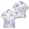 Personalized Octopus Summer Beach Aloha Hawaiian Shirt For Men And Women, Short Sleeve Nautical Ocean Animal, Custom Name Button Down - Style 7