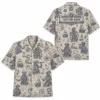 Personalized Pirate Vintage Nautical Sketch Hawaiian Shirt For Men And Women, Short Sleeve Classic Sailor Marine Ocean, Custom Name Button Down - Style 5