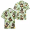Personalized Raccoon Fruit Summer Beach Aloha Hawaiian Shirt For Men And Women, Short Sleeve Cute Pet Tropical Island, Custom Name Button Down - Style 2