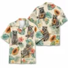 Personalized Raccoon Fruit Summer Beach Aloha Hawaiian Shirt For Men And Women, Short Sleeve Cute Pet Tropical Island, Custom Name Button Down - Style 4