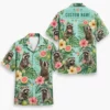 Personalized Raccoon Fruit Summer Beach Aloha Hawaiian Shirt For Men And Women, Short Sleeve Cute Pet Tropical Island, Custom Name Button Down - Style 6
