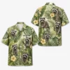 Personalized Raccoon Summer Beach Aloha Hawaiian Shirt For Men And Women, Short Sleeve Cute Pet Tropical Island Vacation, Custom Name Button Down - Style 1