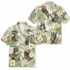 Personalized Raccoon Summer Beach Aloha Hawaiian Shirt For Men And Women, Short Sleeve Cute Pet Tropical Island Vacation, Custom Name Button Down - Style 7