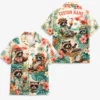 Personalized Raccoon Summer Beach Aloha Hawaiian Shirt For Men And Women, Short Sleeve Funny Wildlife Tropical Island Vacation, Custom Name Button Down - Style 3