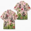 Personalized Raccoon Watermelon Summer Beach Aloha Hawaiian Shirt For Men And Women, Short Sleeve Cute Pet Tropical Fruit, Custom Name Button Down - Style 1