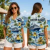 Personalized Rubber Duck Cruise Ship Hawaiian Shirt For Men And Women, Short Sleeve Funny Vacation Island Print, Custom Name Summer Button Down - View 2