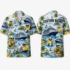 Personalized Rubber Duck Cruise Ship Hawaiian Shirt For Men And Women, Short Sleeve Funny Vacation Island Print, Custom Name Summer Button Down
