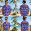 Personalized Rubber Duck Summer Hawaiian Shirt For Men And Women, Short Sleeve Funny Pool Party Island Vacation Print, Custom Name Summer Button Down - View 1