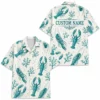 Personalized Sea Life Summer Beach Aloha Hawaiian Shirt For Men And Women, Short Sleeve Nautical Ocean Animal, Custom Name Button Down - Style 5