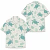 Personalized Sea Life Summer Beach Aloha Hawaiian Shirt For Men And Women, Short Sleeve Nautical Ocean Animal, Custom Name Button Down - Style 7
