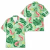 Personalized Seafood Foodie Summer Beach Aloha Hawaiian Shirt For Men And Women, Short Sleeve Funny Tropical Culinary Feast, Custom Name Button Down - Style 3
