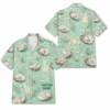 Personalized Seafood Foodie Summer Beach Aloha Hawaiian Shirt For Men And Women, Short Sleeve Funny Tropical Culinary Feast, Custom Name Button Down - Style 7