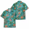 Personalized Skeleton Surfing Beach Aloha Hawaiian Shirt For Men And Women, Short Sleeve Funny Spooky Tropical, Custom Name Button Down - Style 2