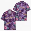 Personalized Skeleton Surfing Beach Aloha Hawaiian Shirt For Men And Women, Short Sleeve Funny Spooky Tropical, Custom Name Button Down - Style 7