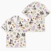 Personalized Spooky Halloween Aloha Hawaiian Shirt For Men Women, Short Sleeve Cute Fall Festival Vacation Print, Custom Name Button Down - Style 3