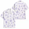 Personalized Spooky Pattern Halloween Hawaiian Shirt For Men Women, Short Sleeve Festive Fall Vacation Print, Custom Name Button Down - Style 6