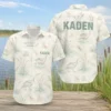 Personalized Turkey Hunting Hawaiian Shirt For Men And Women, Short Sleeve Artistic Wildlife Print, Custom Name Summer Button Down - Style 2