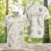 Personalized Turkey Hunting Hawaiian Shirt For Men And Women, Short Sleeve Rustic Field Print, Custom Name Summer Button Down - Style 3