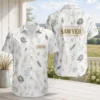 Personalized Turkey Hunting Hawaiian Shirt For Men And Women, Short Sleeve Vintage Nature Print, Custom Name Summer Button Down - Style 7
