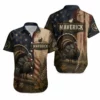 Personalized Turkey Hunting Hawaiian Shirt For Men And Women, Short Sleeve Woodland Wildlife Print, Custom Name Summer Button Down - Style 9
