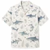 Shark Hawaiian Shirt For Men Women, Tropical Aloha Button Down Shirt, Ocean Fish Beach Vacation Shirt, Summer Resort Cruise Casual Wear - Style 1