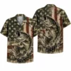 Usa Fishing Hawaiian Shirt For Men Women, Patriotic Fish Button Up, Fisherman Gift, Independence Day Outfit - Style 2
