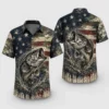 Usa Fishing Hawaiian Shirt For Men Women, Patriotic Fish Button Up, Fisherman Gift, Independence Day Outfit - Style 3