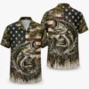 Usa Fishing Hawaiian Shirt For Men Women, Patriotic Fish Button Up, Fisherman Gift, Independence Day Outfit - Style 7