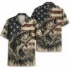 Usa Fishing Hawaiian Shirt For Men Women, Patriotic Fish Button Up, Fisherman Gift, Independence Day Outfit - Style 9