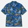 Veteran Skeleton Fishing Hawaiian Shirt For Men Women Youth, Skeleton Bass Fish Bone Summer Shirt, Tropical Outdoor Fisherman Gift Tee - Style 10