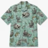 Veteran Skeleton Fishing Hawaiian Shirt For Men Women Youth, Skeleton Bass Fish Bone Summer Shirt, Tropical Outdoor Fisherman Gift Tee - Style 2