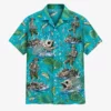 Veteran Skeleton Fishing Hawaiian Shirt For Men Women Youth, Skeleton Bass Fish Bone Summer Shirt, Tropical Outdoor Fisherman Gift Tee - Style 6