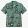 Veteran Skeleton Fishing Hawaiian Shirt For Men Women Youth, Skeleton Bass Fish Bone Summer Shirt, Tropical Outdoor Fisherman Gift Tee - Style 8