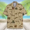 Vintage Fishing Hawaiian Shirt Men Women, Fisherman Aloha Shirt, Fishing Button Down Short Sleeve Shirt, Summer Fishing Gift - Style 3